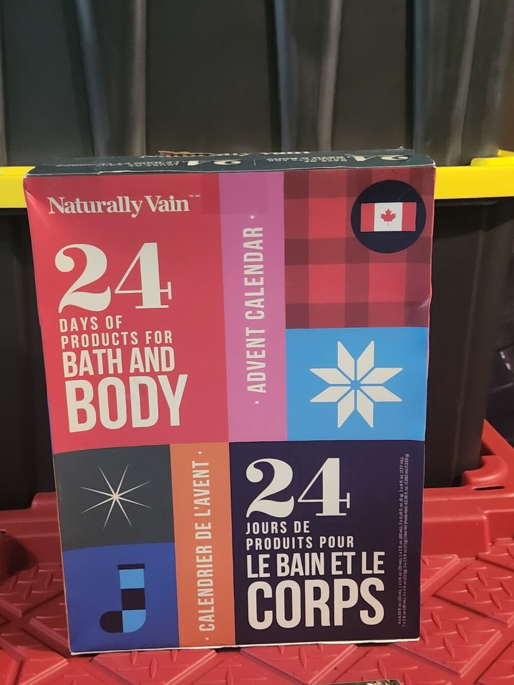 NWT Huge Box Vain 24 Days of Products for Bath and Body Advent Calendar